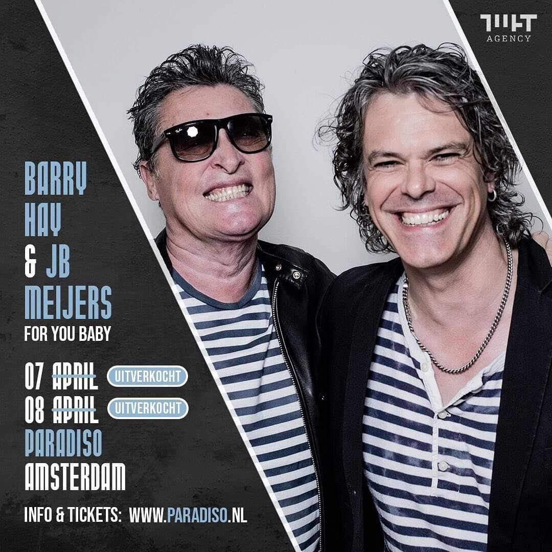 Barry Hay with JB Meijers sold out concerts April 07 and 08 2020 Amsterdam - Paradiso